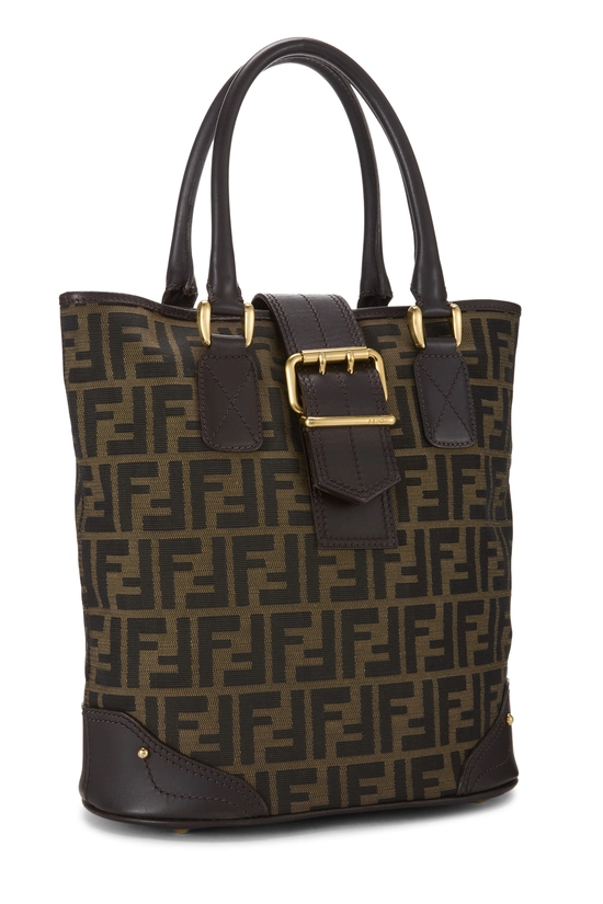 Brown Zucca Canvas Bucket Bag, , large image number 1