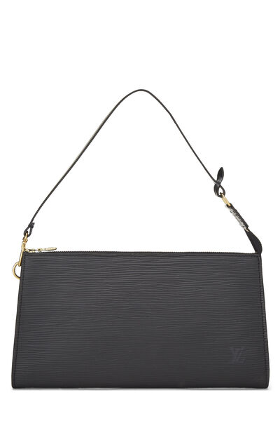 Black Epi Pochette Accessoires
