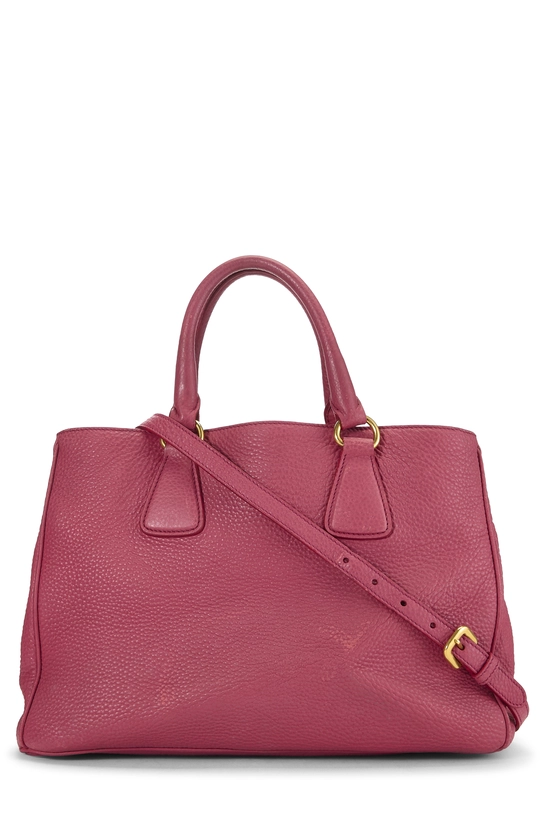 Pink Vitello Daino Convertible Handle Bag Medium, , large image number 3