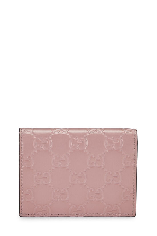 Pink Guccissima Cherry Card Case, , large image number 2