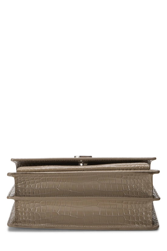 Beige Embossed Leather Sunset Medium, , large image number 4