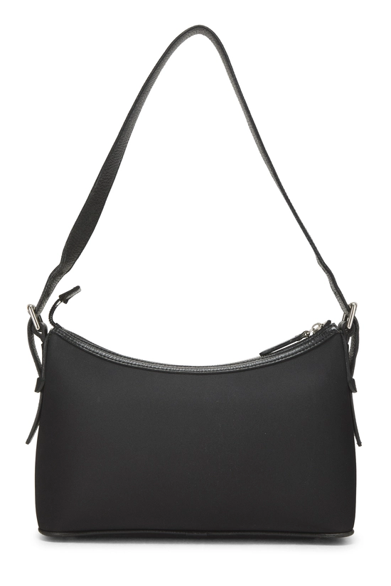 Black Nylon House Check Shoulder Bag, , large image number 3