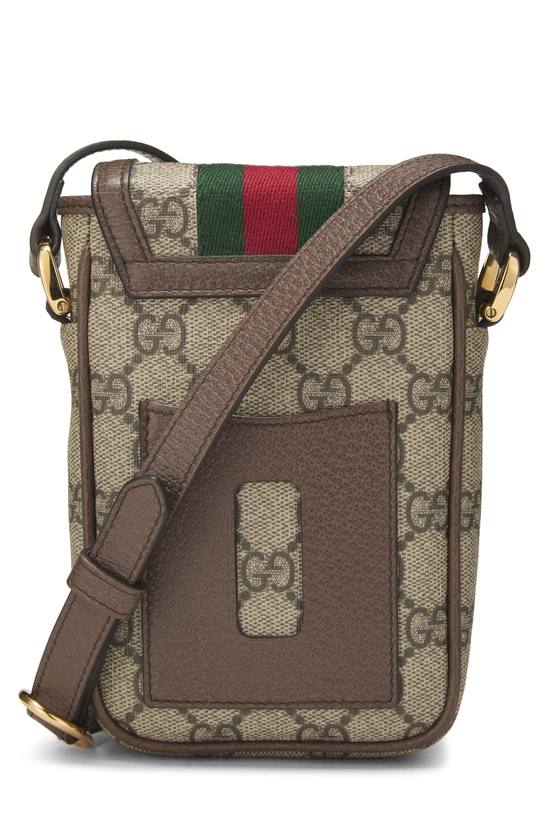 Original GG Supreme Canvas Web Ophidia Phone Holder, , large image number 3