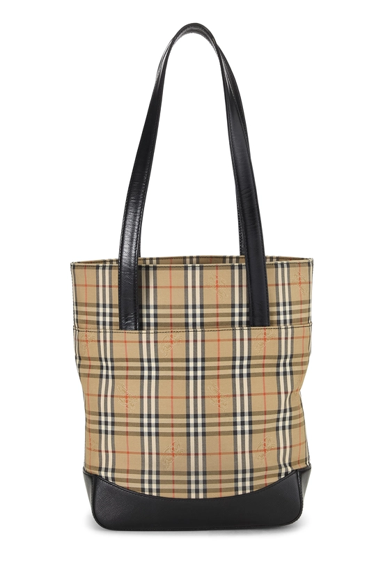 Black Haymarket Check Pocket Shoulder Bag, , large image number 3