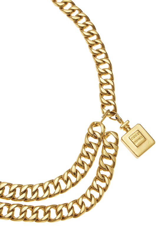 Chanel Gold Perfume Layered Chain Belt Q6A2M517DB003