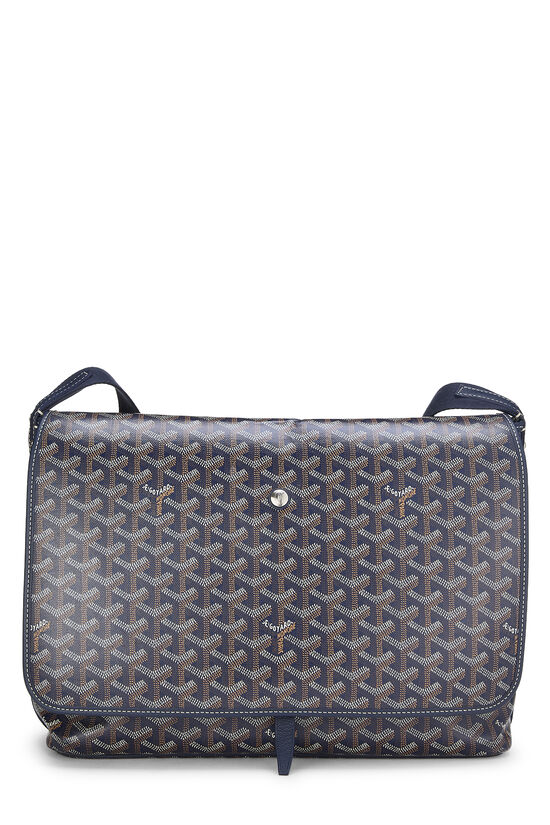 Navy Goyardine Canvas Capetien MM, , large image number 0