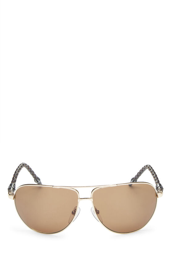 Gold Double Dip Sunglasses, , large image number 0