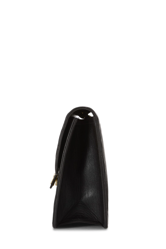 Black Quilted Lambskin Ex Flap Medium, , large image number 2