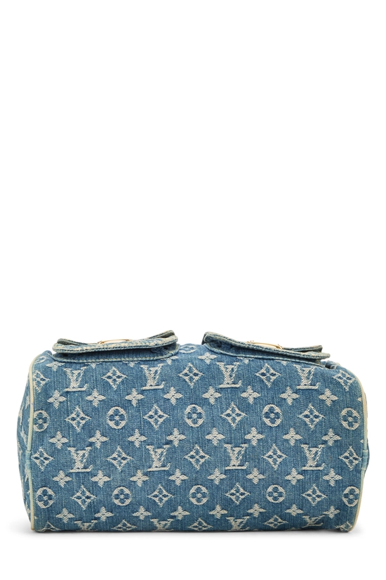 Blue Monogram Denim Neo Speedy, , large image number 4