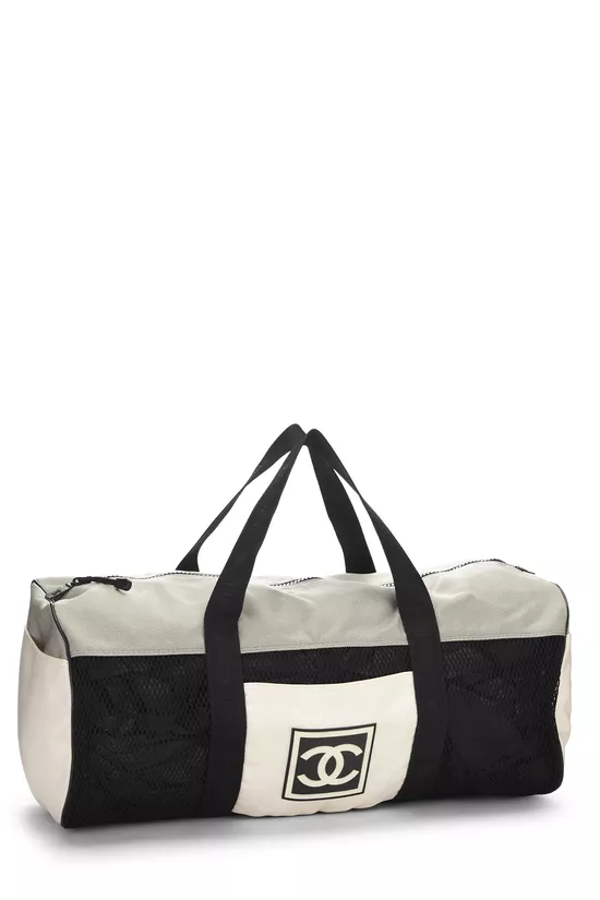 Black Mesh Sportline Duffle, , large image number 1