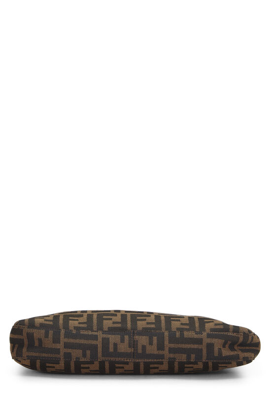 Brown Zucca Canvas Shoulder Bag, , large image number 4