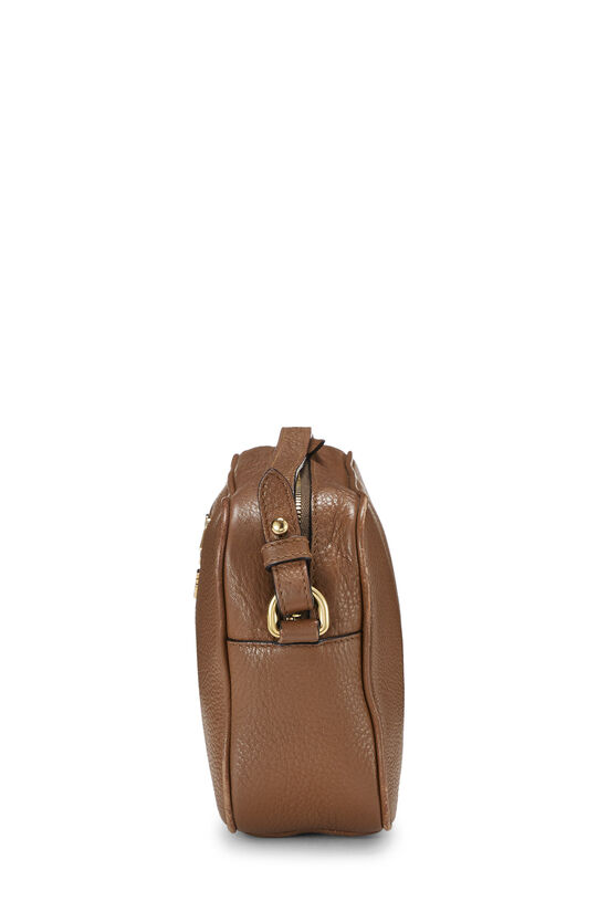 Brown Vitello Daino Camera Crossbody, , large image number 2