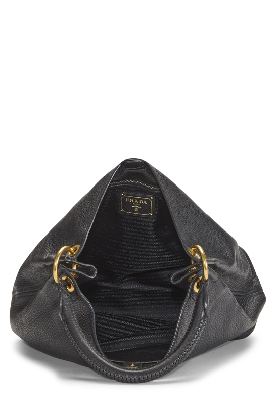 Black Vitello Daino Hobo, , large image number 5