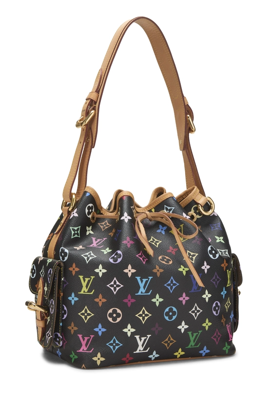 Takashi Murakami x Louis Vuitton Black Monogram Multicolore No&eacute; Petite, , large image number 1