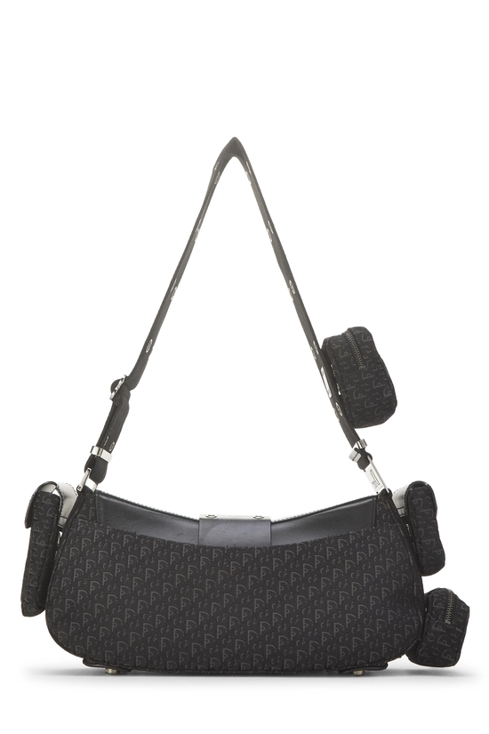 Black Diorissimo Canvas Street Chic Columbus Shoulder Bag, , large image number 3