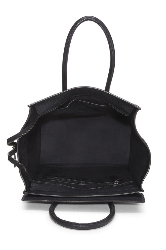 Black Drummed Calfskin Luggage Mini, , large image number 5