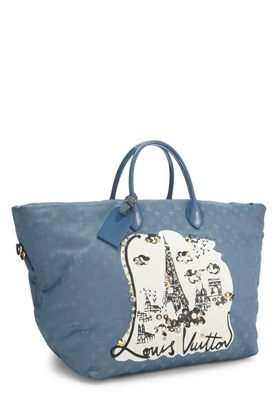 Louis Vuitton Corail Cotton Canvas Articles de Voyage Cabas GM Bag