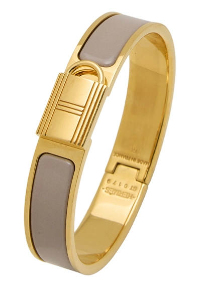 Grey Gold Clic Cadena Bracelet Narrow 