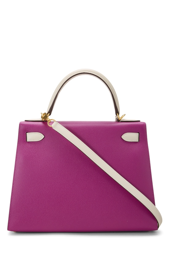 Rose Purple, Nata Epsom Horseshoe Kelly Sellier 28, , large image number 3