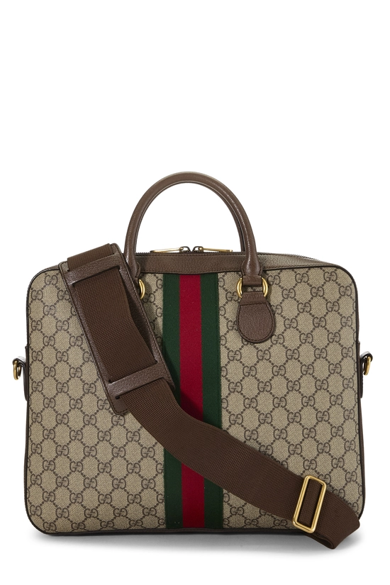 Original GG Supreme Canvas Ophidia Convertible Briefcase, , large image number 3