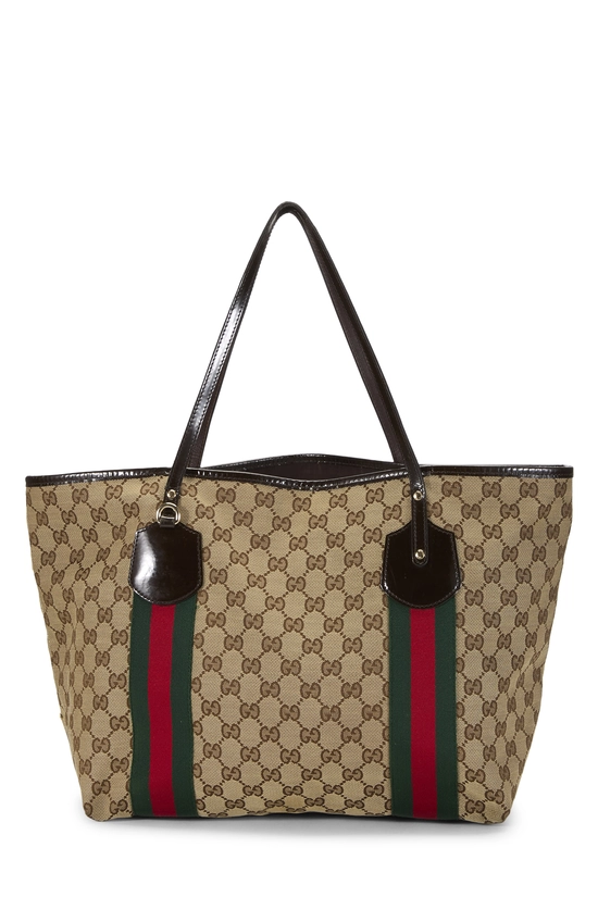Original GG Canvas Jolie Web Tote, , large image number 0