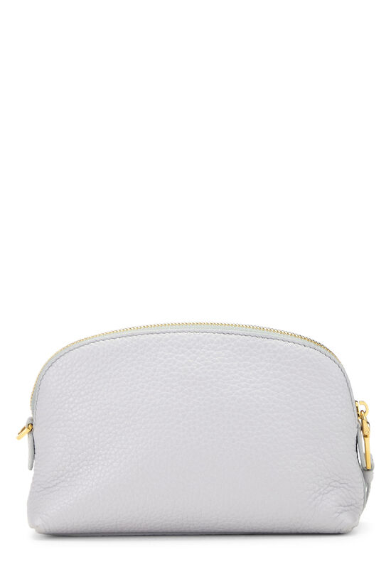 Blue Vitello Daino Pouch, , large image number 2