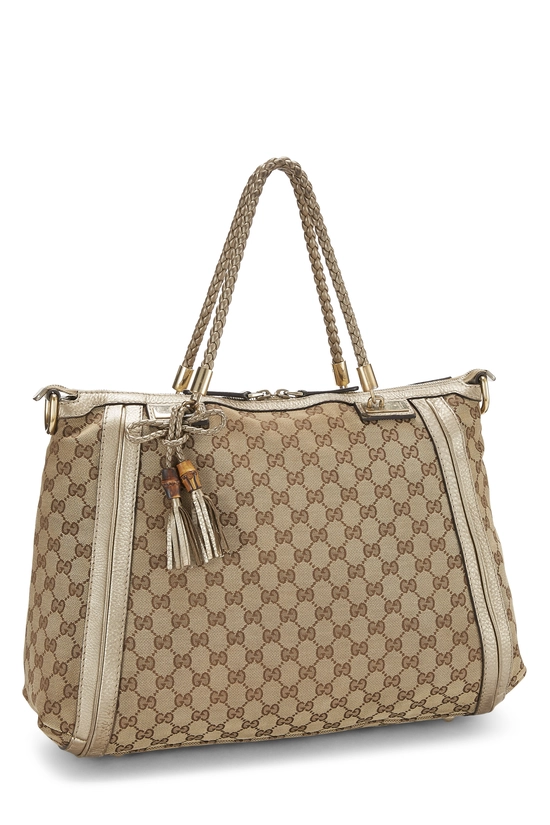 Gold Original GG Canvas Bella Tote, , large image number 1