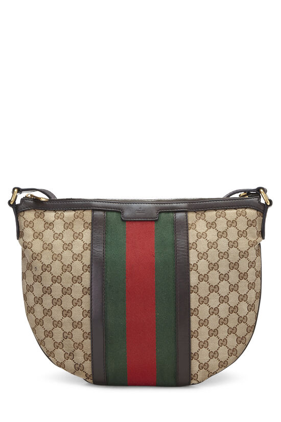 Gucci Monogram Canvas Shoulder Bag