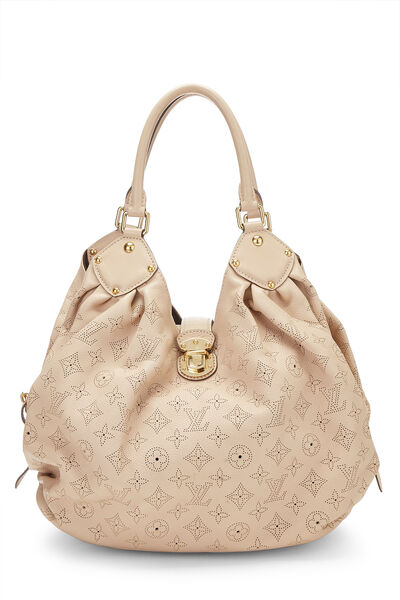 Beige Monogram Mahina Large