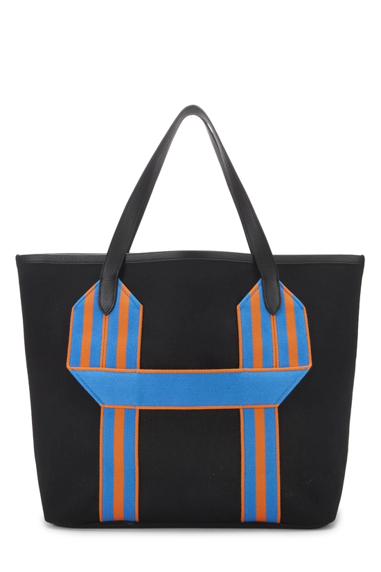Black Canvas Pursangle Tote, , large image number 3