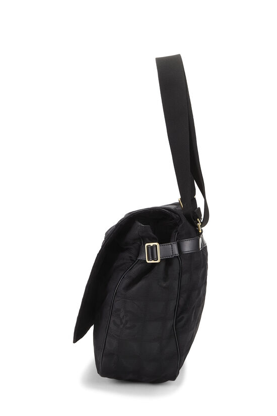 Black Nylon Travel Line Messenger, , large image number 2