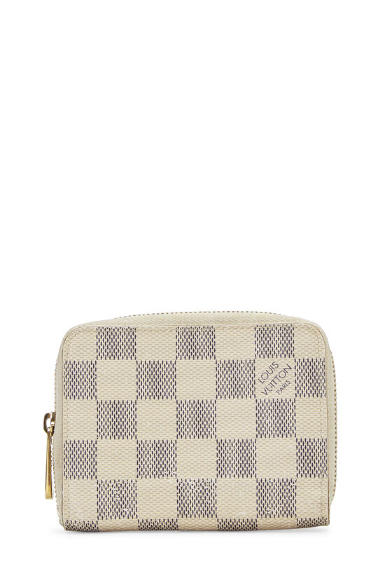 white and grey checkered louis vuitton purse