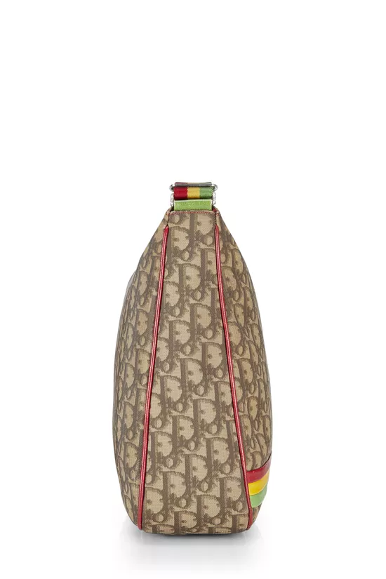 Rasta Trotter Canvas Messenger Bag, , large image number 2