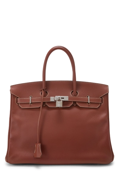 Brique & Orange Epsom Candy Birkin 35