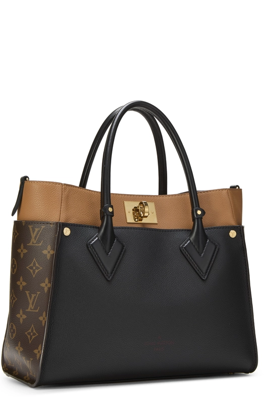 Black Calfskin Monogram On My Side MM, , large image number 1