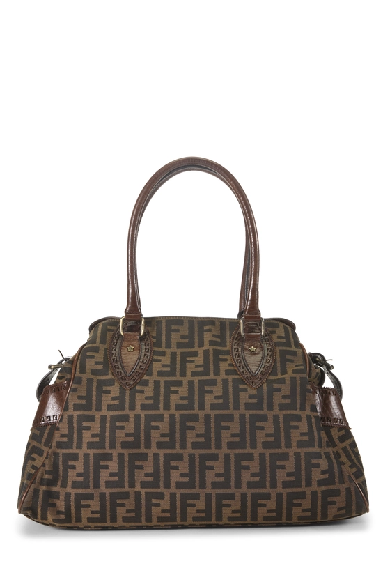 Brown Zucca Canvas Bag Du Jour Medium, , large image number 3