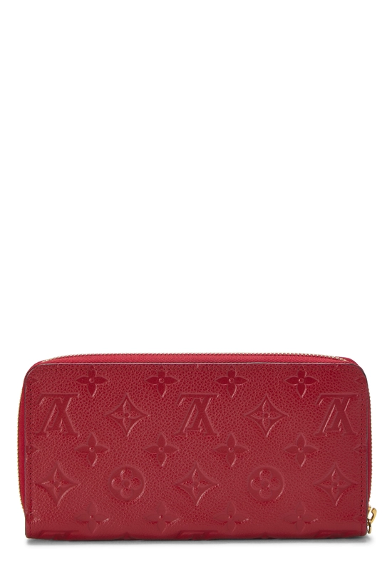 Red Monogram Empreinte Zippy Continental Wallet, , large image number 2