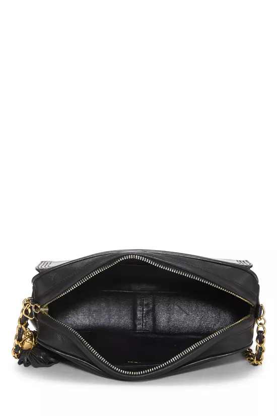 Black Lambskin Pocket Camera Bag Medium, , large image number 5