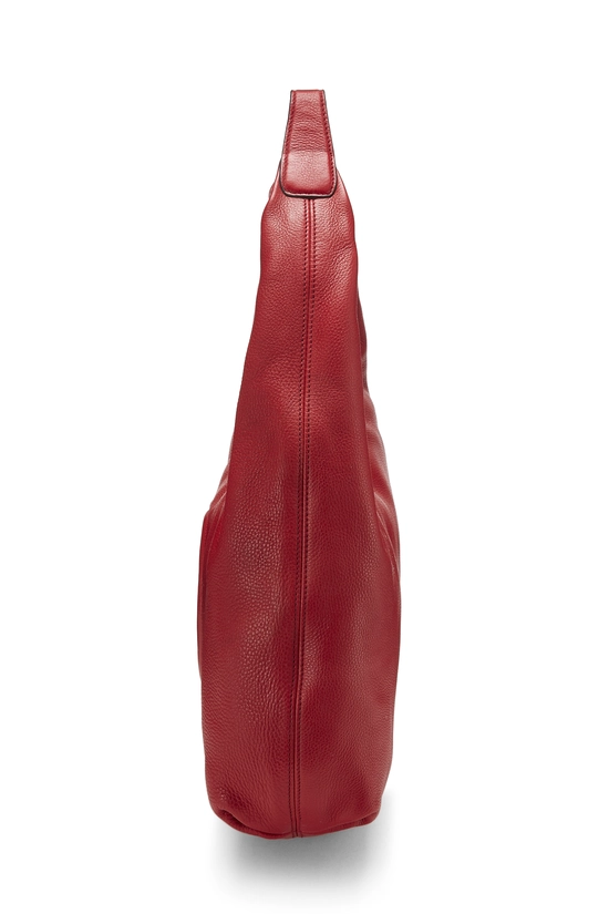 Red Leather Soho Hobo Large, , large image number 2