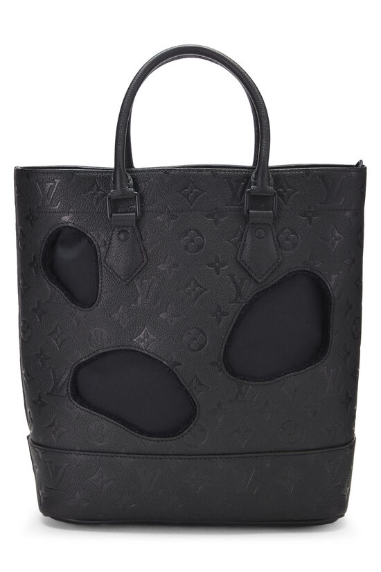 Comme des Garçons x Louis Vuitton Black Monogram Empreinte Bag with Holes PM, , large image number 4
