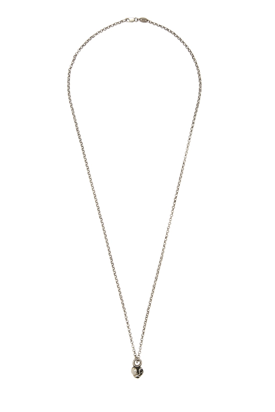 Sterling Silver Heart Stack Necklace, , large image number 0