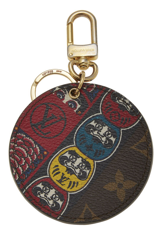 Louis Vuitton x Kansai Yamamoto Monogram Porte Cles Illustre Kabuki Daruma Bag Charm, , large image number 0