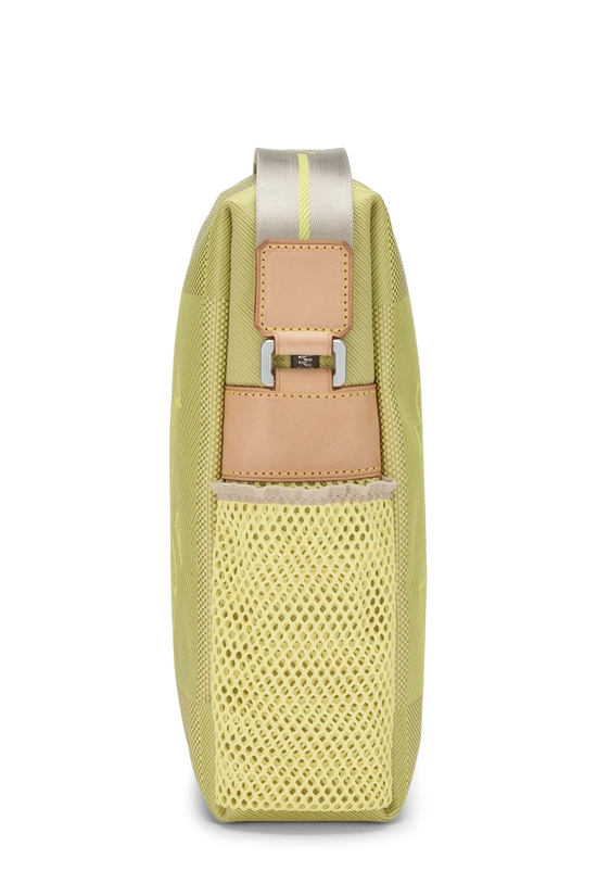 Yellow Damier Geant LV Cup Weatherly Crossbody, , large image number 2