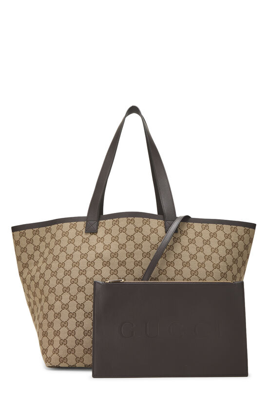 Brown Original GG Canvas Totissima Reversible Tote Medium, , large image number 3