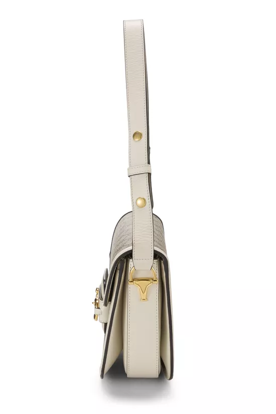 Original GG Supreme Canvas 1955 Horsebit Shoulder Bag, , large image number 2