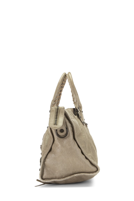 Grey Agneau Classic Part Time Handbag, , large image number 2
