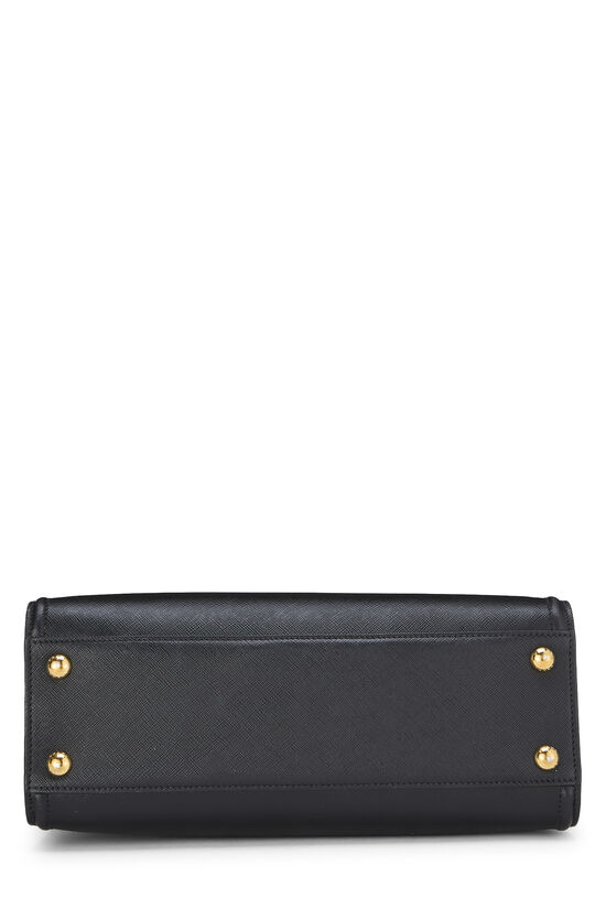 Black Saffiano Convertible Handbag, , large image number 4