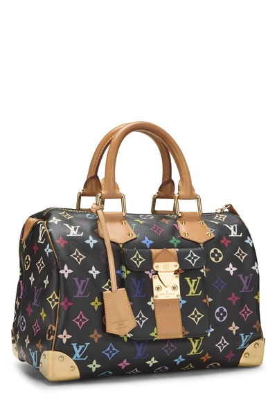 Takashi Murakami x Louis Vuitton Black Monogram Multicolore Speedy 30, , large