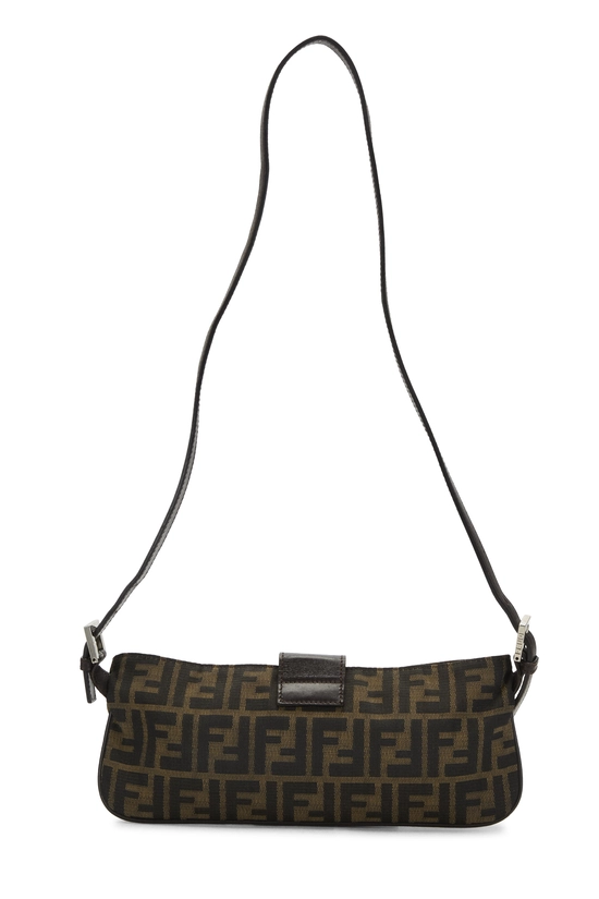 Brown Zucca Canvas Shoulder Bag, , large image number 3
