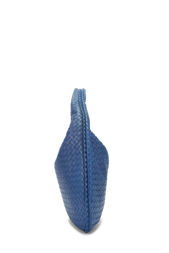 Blue Intrecciato Veneta Hobo Large, , large image number 2